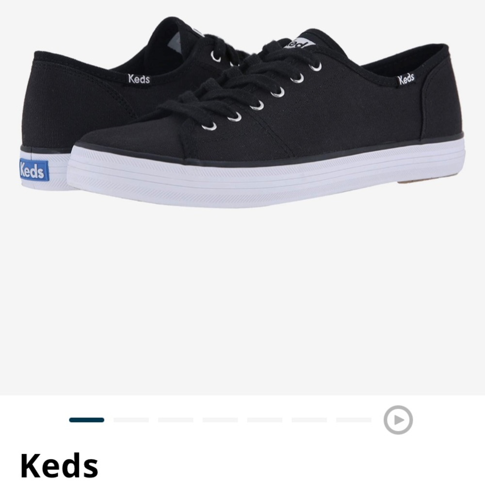 Keds Kickstart black converse style size 9